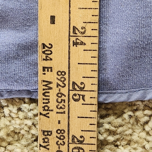 Eileen Fisher 100% Cotton Hidden Button Jacket Size M Color Periwinkle - Picture 10 of 14